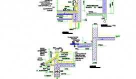 建筑施工檐口天沟设计节点详图