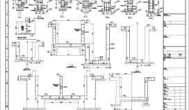 电梯基坑细节做法CAD节点详图