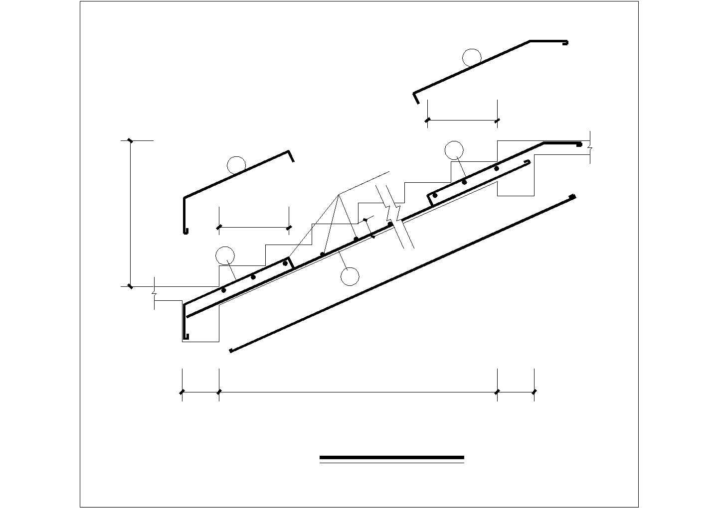 现代楼梯设计CAD节点详图-图一