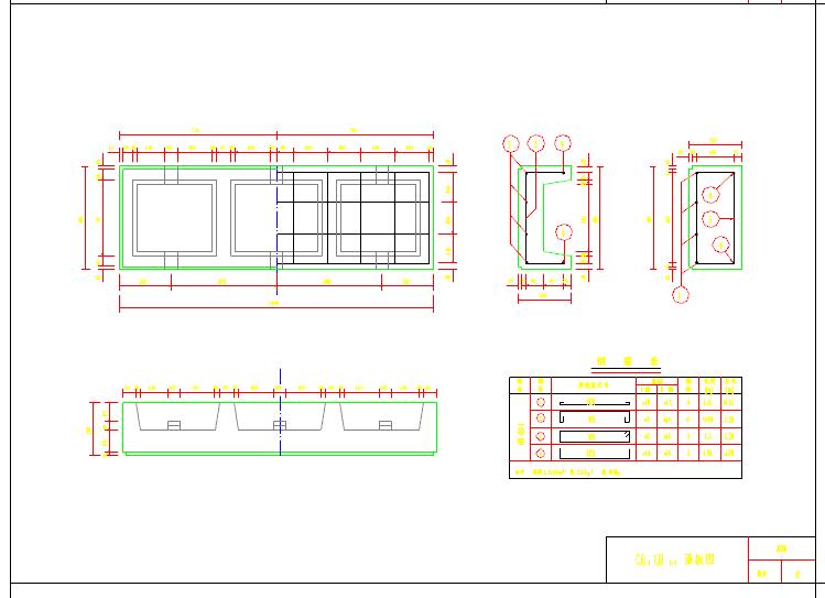 完整挡土墙施工设计CAD节点详图-图一