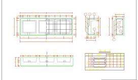 完整挡土墙施工设计CAD节点详图