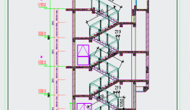 楼梯、护窗、扶梯栏杆节点详图（含踏步详图）