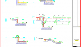 某市游泳馆标准池壁设计CAD节点详图