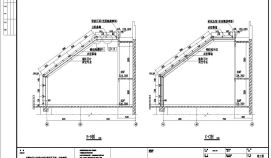 高层建筑采光顶点式玻璃幕墙施工CAD节点详图