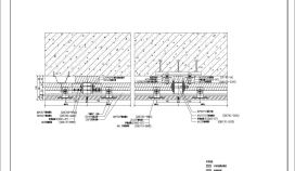 某建筑石材幕墙施工CAD节点详图