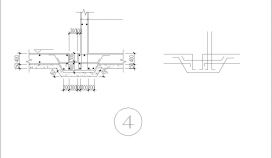 某建筑独立基础与筏板配筋CAD节点详图