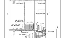 某地钢结构旋转楼梯CAD节点详图（含英文注释）