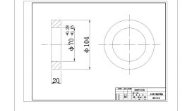 GD20型门式吊机构造CAD节点详图