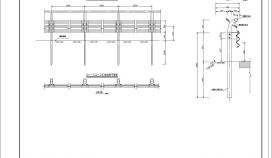 波形梁护栏一般构造CAD节点详图