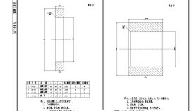 长江公路大桥调整垫圈及隔套施工CAD节点详图