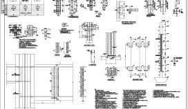 型钢混凝土构件CAD节点详图