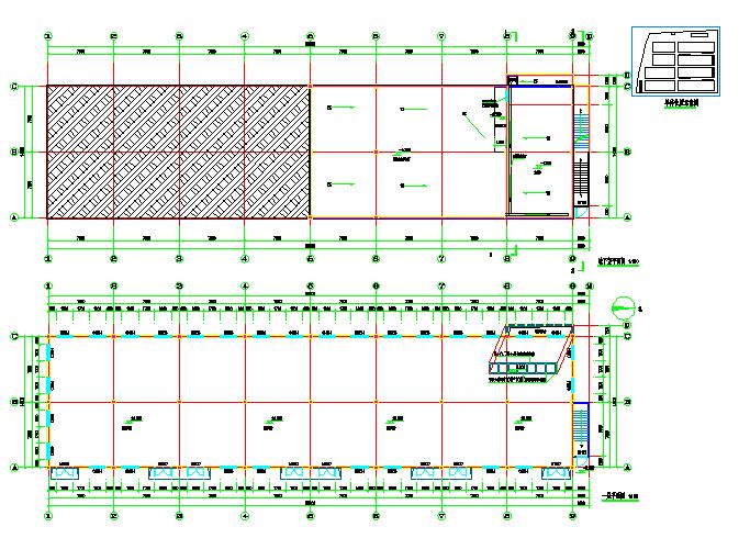 四层附属用房建筑施工CAD节点详图-图一