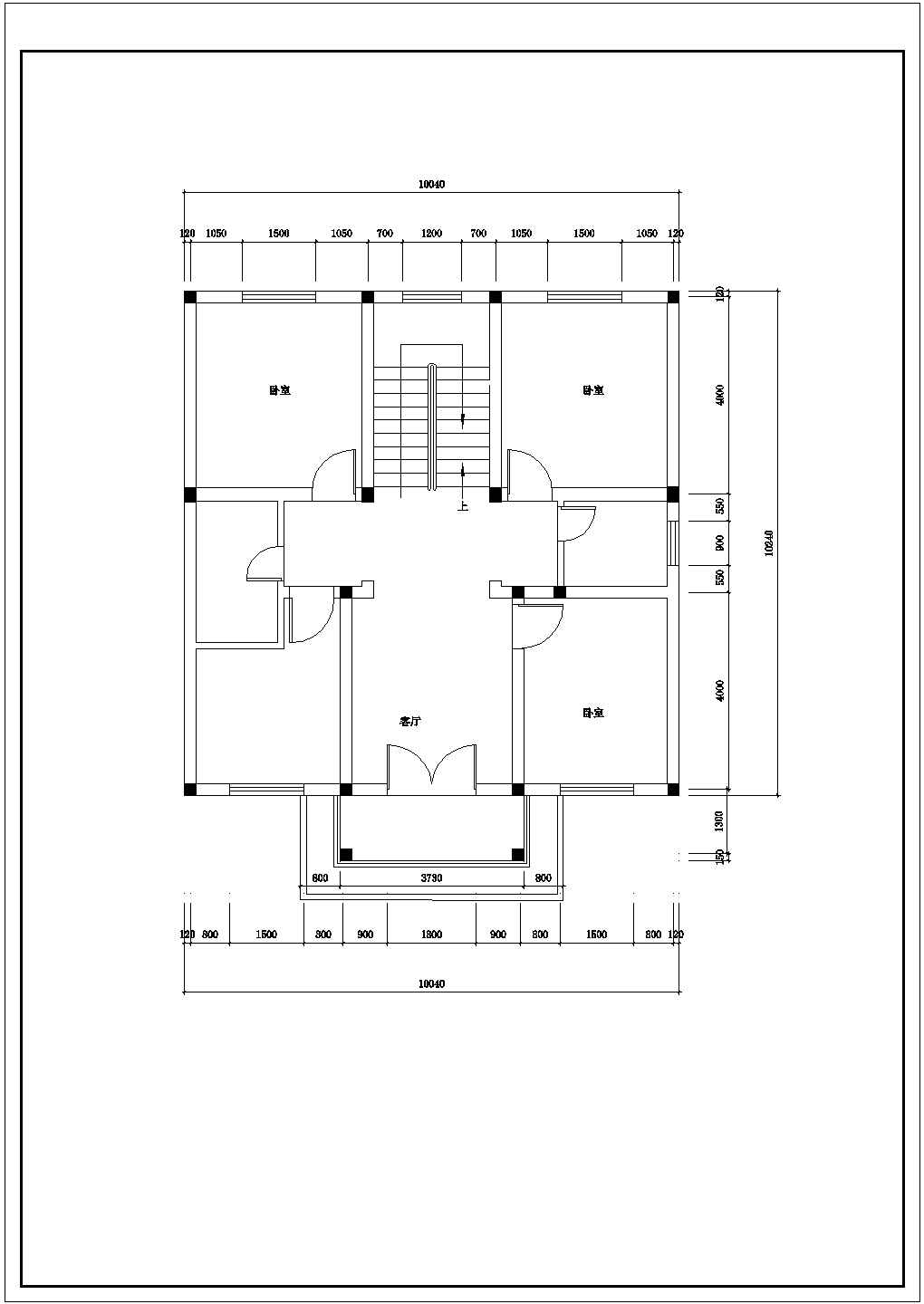 某地别墅室内全套装修CAD节点详图-图二