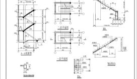 某地框架结构别墅建施CAD节点详图