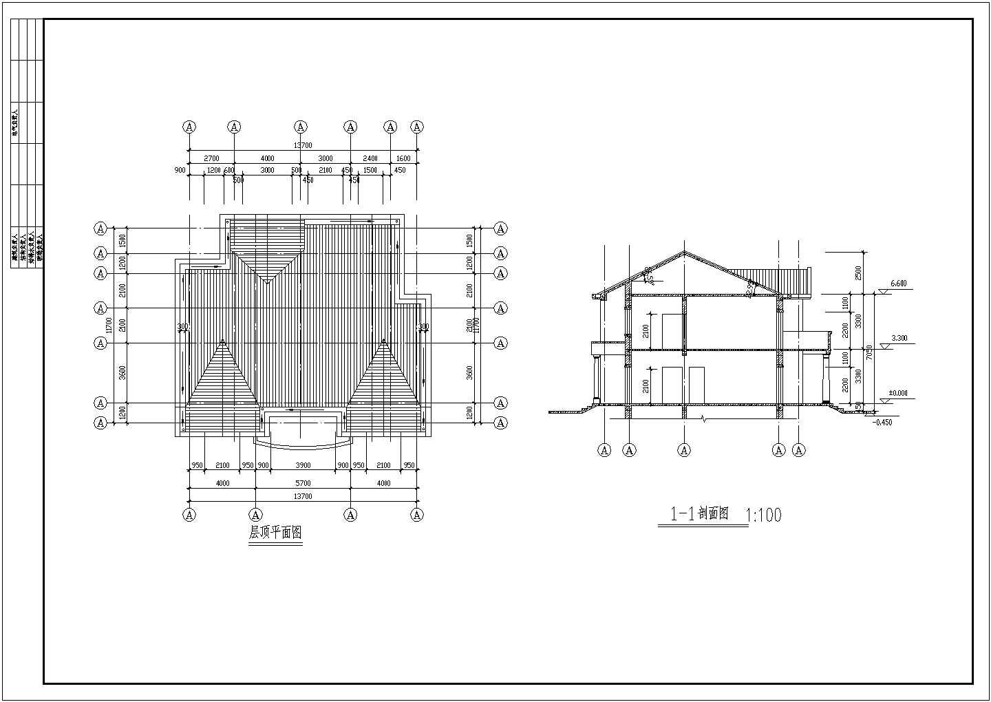 某三层砖混结构私人别墅设计CAD节点详图_节点详图_土木网