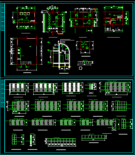 某幼儿园建筑CAD设计施工节点详图-图一