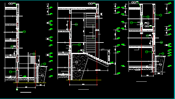 某幼儿园建筑CAD设计施工节点详图-图二