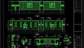 二层休息大厅建施设计CAD节点详图