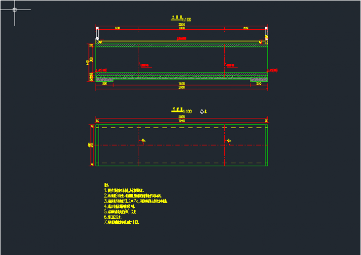箱涵涵身变形缝构造CAD节点详图