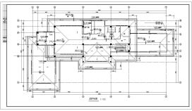某地框架结构建筑设计CAD节点详图