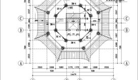 钢筋混凝土结构仿古建设计CAD节点详图