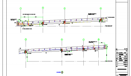 钢结构猫道设计CAD节点详图