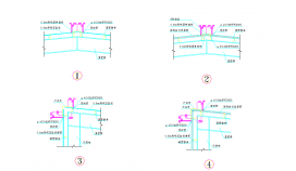某地山墙封檐及侧墙檐口节点详图CAD图纸
