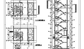 梁式及挑板楼梯CAD节点详图