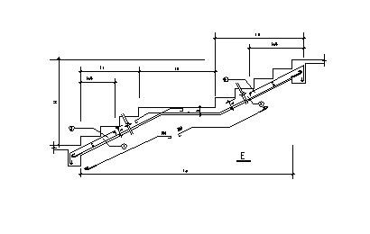 某楼梯配筋节点构造CAD详图-图一