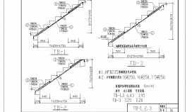 某地某标准设计楼梯节点构造CAD详图